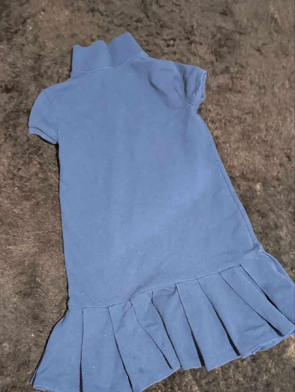 Ralph Lauren Navy Blue Girls Polo Dress